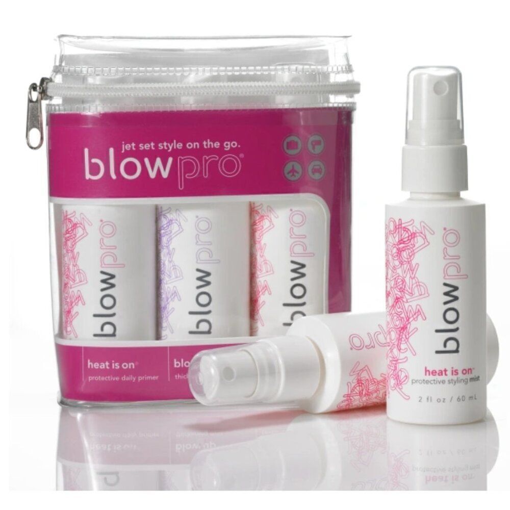 NEW Blowpro Jet Blow Mini Kit 3pc Protect PlumpβPlay TSA Approved 180ml Total - Picture 2 of 6